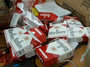 Empty Cigarette Boxes